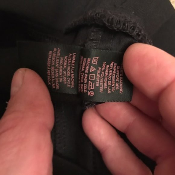 🍁5/30$!! Victoria's Secret Straight Leg Leather Detail Pants - Picture 4 of 11